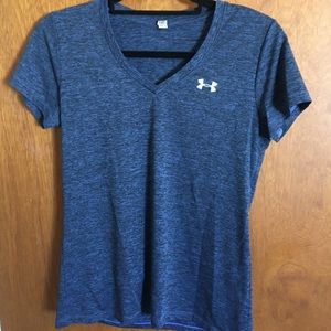 Under Armour Blue Marled V-Neck